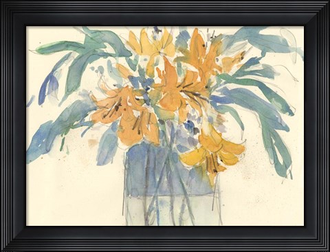Framed Day Lily Moment I Print