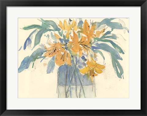 Framed Day Lily Moment I Print