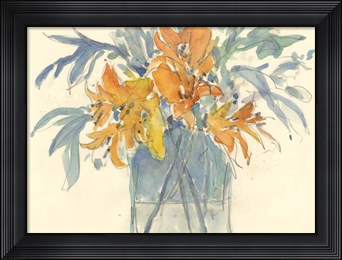 Framed Day Lily Moment II Print