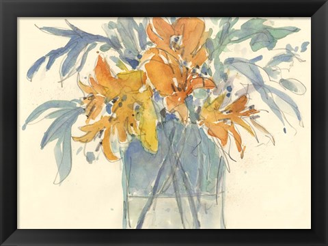 Framed Day Lily Moment II Print