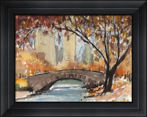 Framed Autumn in New York - Study I Print