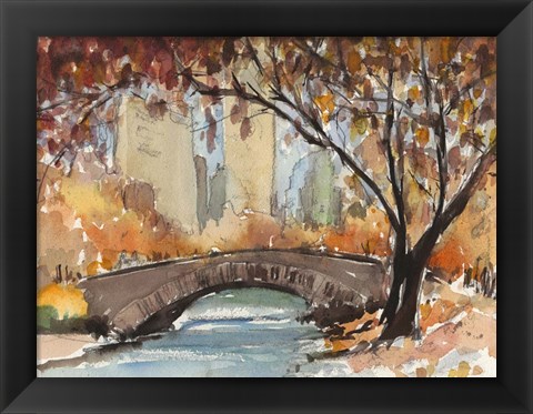 Framed Autumn in New York - Study I Print