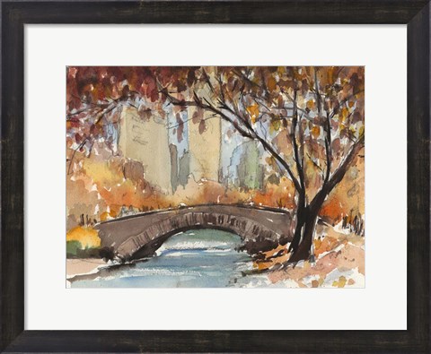 Framed Autumn in New York - Study I Print