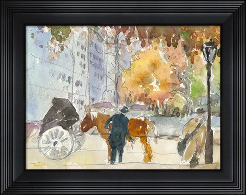 Framed Autumn in New York - Study II Print