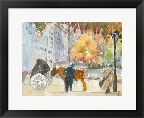 Framed Autumn in New York - Study II Print