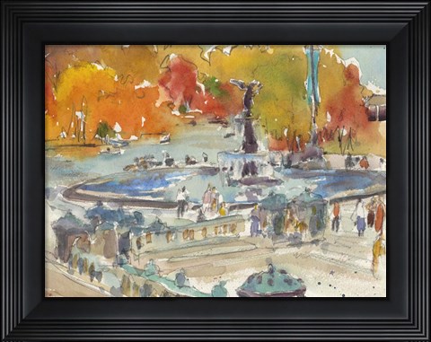 Framed Autumn in New York - Study IV Print