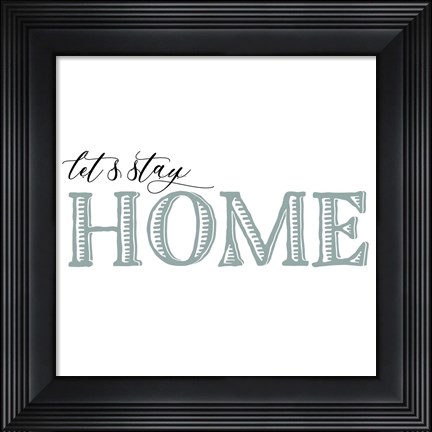 Framed Stay Cozy I Print