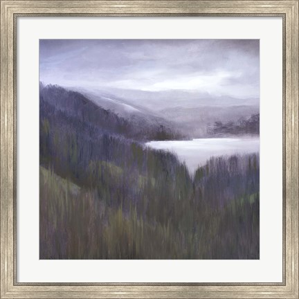 Framed Mountain Light Print