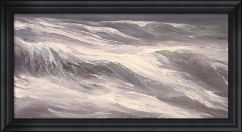 Framed Unsettled Seas Print