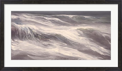 Framed Unsettled Seas Print
