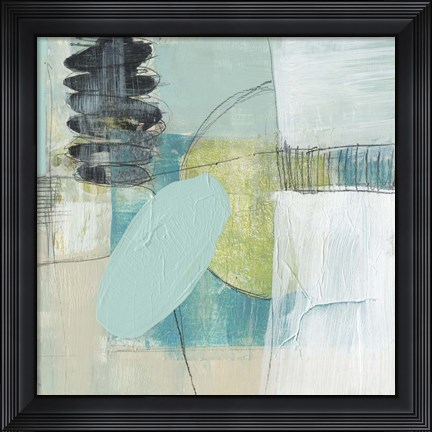 Framed Seafoam Orbs II Print