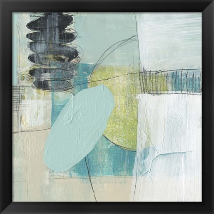Framed Seafoam Orbs II Print