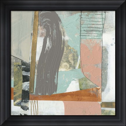 Framed Playful Collage II Print