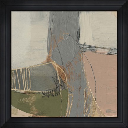 Framed Swinging Lines II Print