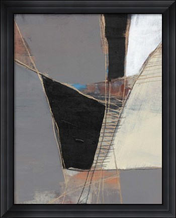 Framed Segmented Neutrals II Print