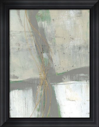 Framed Golden Weave I Print