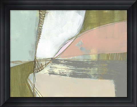 Framed Segmented Spaces I Print