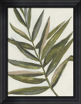 Framed Pastel Frond II Print