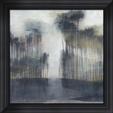 Framed Illuminated Treeline II Print