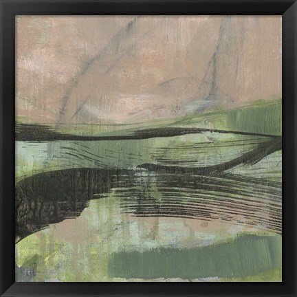 Framed Twisting Horizon I Print