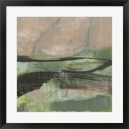Framed Twisting Horizon I Print