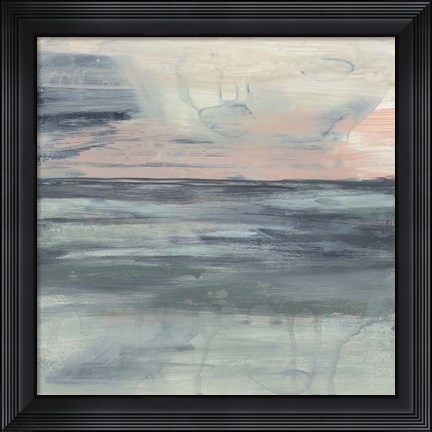 Framed Pastel Coast II Print