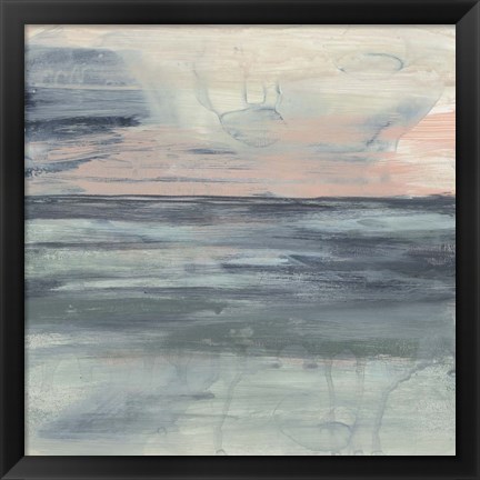 Framed Pastel Coast II Print