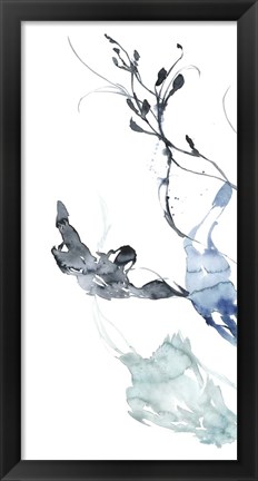 Framed Ocean Etude Triptych I Print