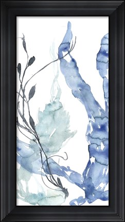 Framed Ocean Etude Triptych II Print