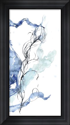 Framed Ocean Etude Triptych III Print