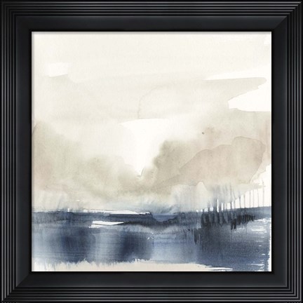 Framed Fog on the Horizon II Print