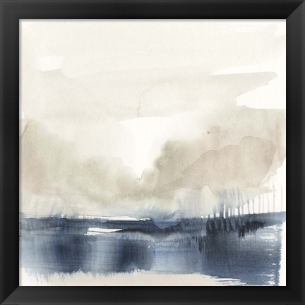 Framed Fog on the Horizon II Print