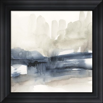 Framed Fog on the Horizon III Print