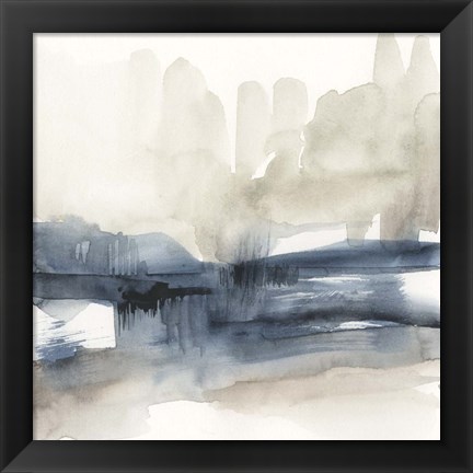Framed Fog on the Horizon III Print