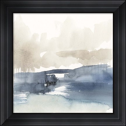 Framed Fog on the Horizon IV Print