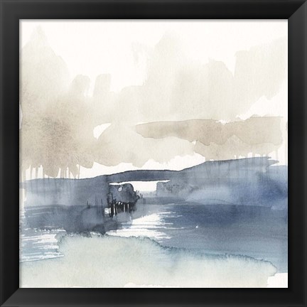 Framed Fog on the Horizon IV Print