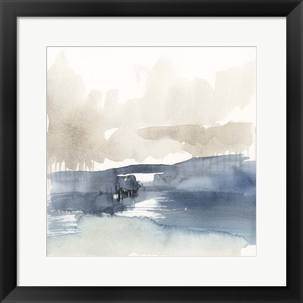 Framed Fog on the Horizon IV Print