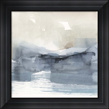 Framed Fog on the Horizon VI Print
