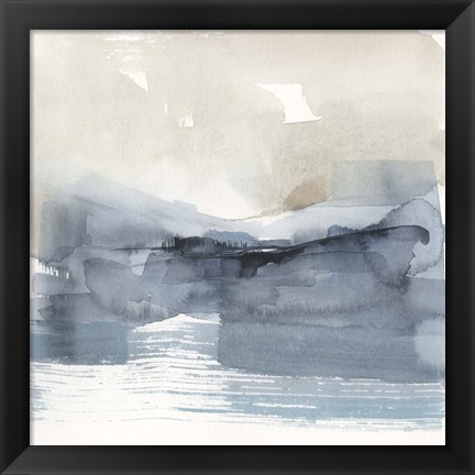 Framed Fog on the Horizon VI Print