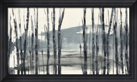 Framed Fluid Treeline I Print