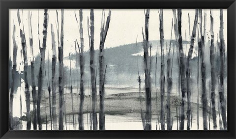 Framed Fluid Treeline I Print