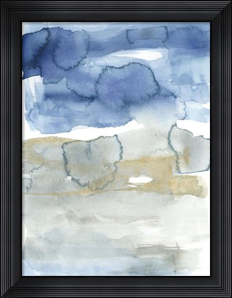 Framed Touch of Gold I Print
