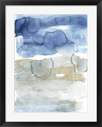Framed Touch of Gold I Print