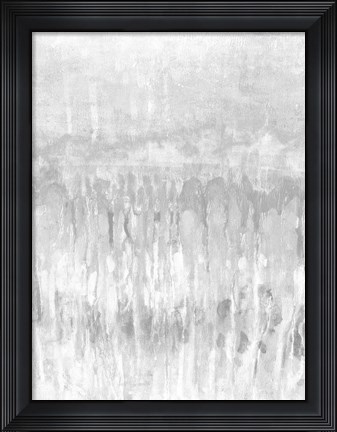 Framed White Coast I Print