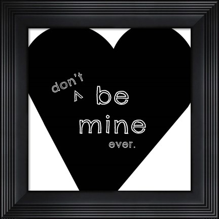 Framed Vale-Nope II Print