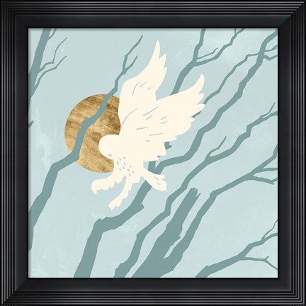 Framed Silent Hunter I Print
