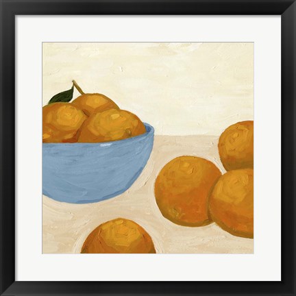 Framed Mandarins I Print