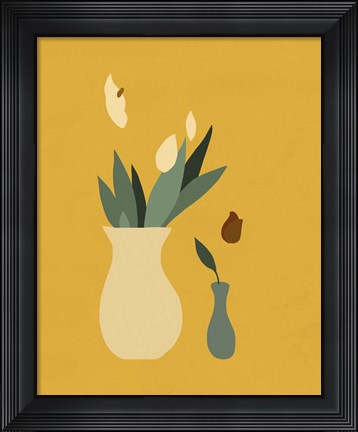 Framed Mod Peace Lily II Print