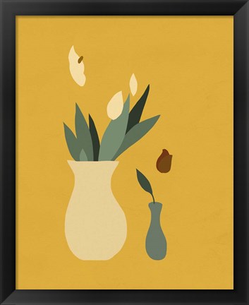 Framed Mod Peace Lily II Print