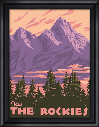 Framed American Wayfarer I Print
